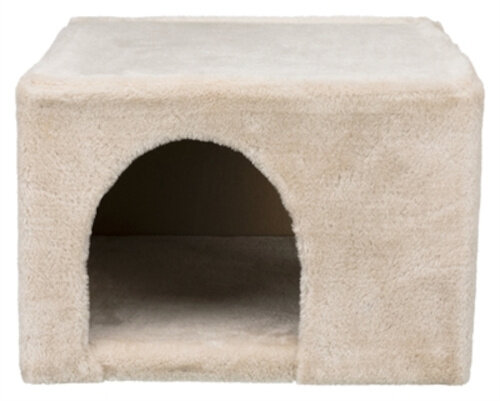 knaagdierhuis Iglo 36 x 36 x 25 cm pluche beige