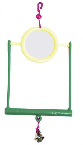 hangspeelgoed Fun At The Fair 19,5 x 10 cm groen/geel