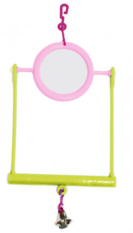 hangspeelgoed Fun At The Fair 19,5 x 10 cm geel/roze