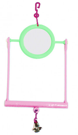 hangspeelgoed Fun At The Fair 19,5 x 10 cm roze/groen