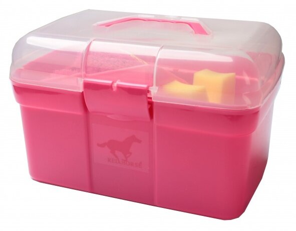 poetskoffer roze 9-delig 30 x 17 x 19 cm