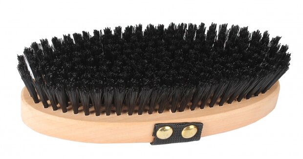 zachte borstel hout 17 cm zwart