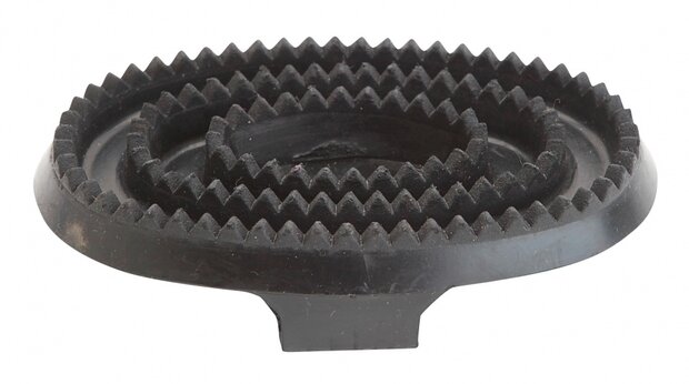 rosborstel rubber 16 cm zwart