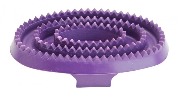 rosborstel rubber 16 cm paars