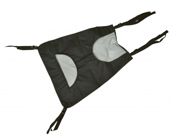 stoelafscheiding hond 52 cm zwart