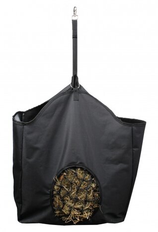 hooizak met fijne maas 53 cm zwart