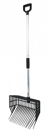 mestvork met opstaande kanten 40 x 160 cm zwart