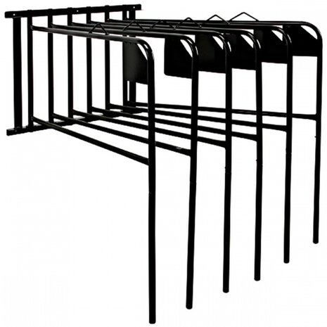 dekenrek staal 56 cm zwart 6 dekens
