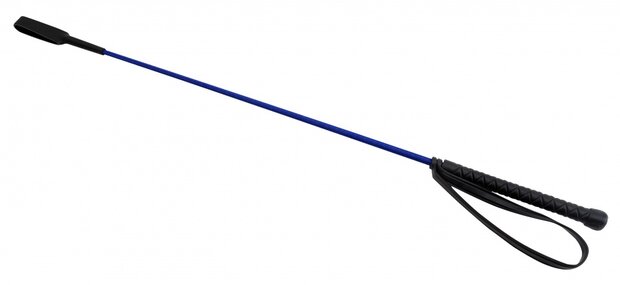 rijzweep Race 65 cm fiberglass/rubber blauw