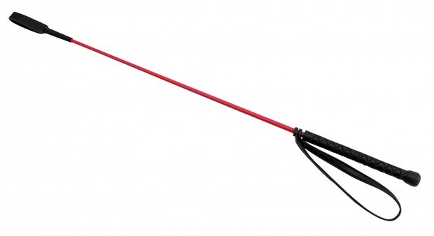 rijzweep Race 65 cm fiberglass/rubber rood