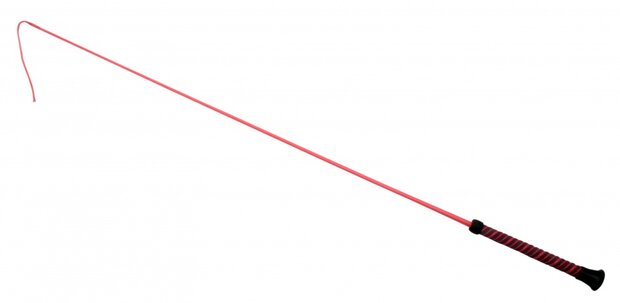 dressuurzweep fiberglass/rubber 110 cm roze
