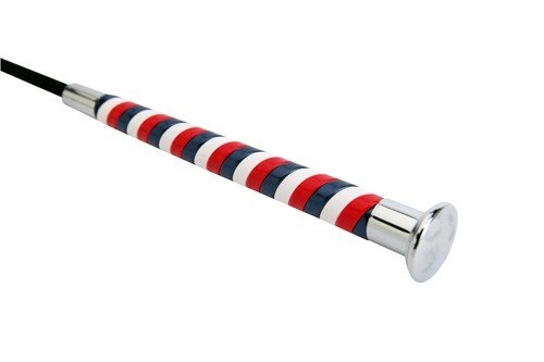 zweep Tricolor fiberglass 80 cm zwart