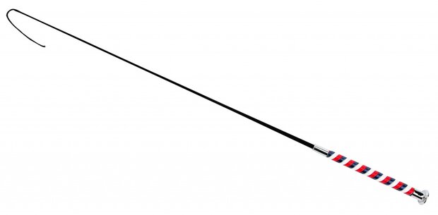 zweep Tricolor fiberglass 90 cm zwart