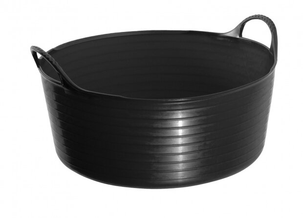 voedermand Tubtrugs Shallow 15 liter zwart