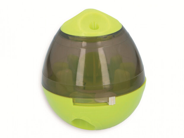 honden voerbal 11 cm geel