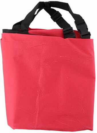 autostoelhoes 125 x 43 x 38 cm polyester rood