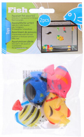 aquariumvissen kleine vissen 4-delig