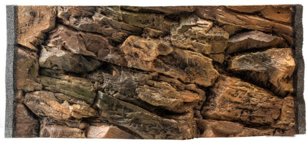 achterwand aquarium 96,5 cm polyester bruin