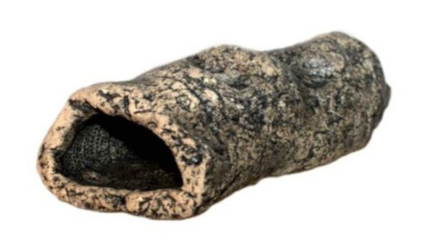 schuilplaats cavity stones 12 cm keramiek grijs