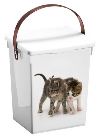 voederbox kat 5 liter wit