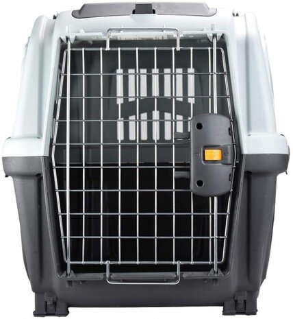 transportkennel 68 x 48 cm ABS grijs/zwart