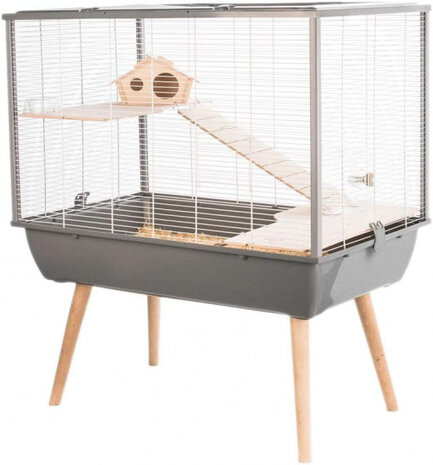 knaagdierkooi Neo Silta 78 x 48 x 87 cm staal 4-delig