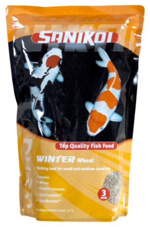 visvoer SaniKoi Winter 3 mm plantaardig 3 liter