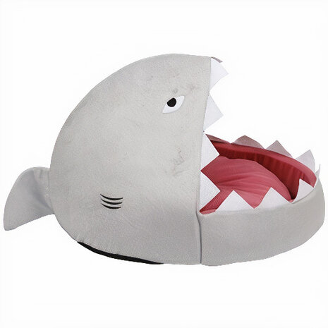 kattenmand Sheila De Haai 60 x 40 x 42 cm polyester grijs
