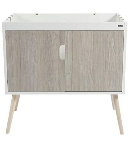 kooistandaard Nevo 78 x 77 cm hout wit/grijs