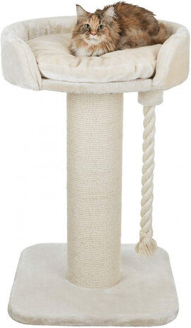 krabpaal Klara 60 x 100 cm pluche/sisal cr&egrave;me