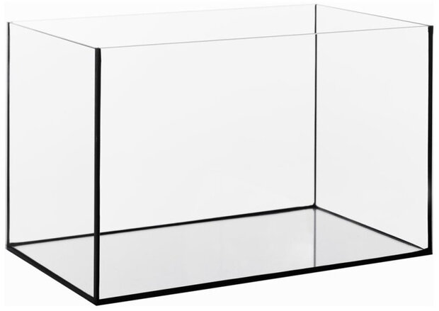 aquarium 60 x 30 x 30 cm glas zwart 54 liter