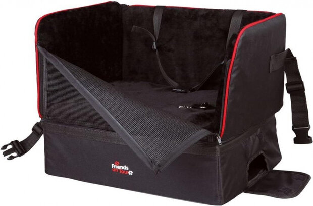 autobench hond 45 x 38 x 37 cm nylon zwart