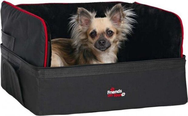 autobench hond 45 x 38 x 37 cm nylon zwart