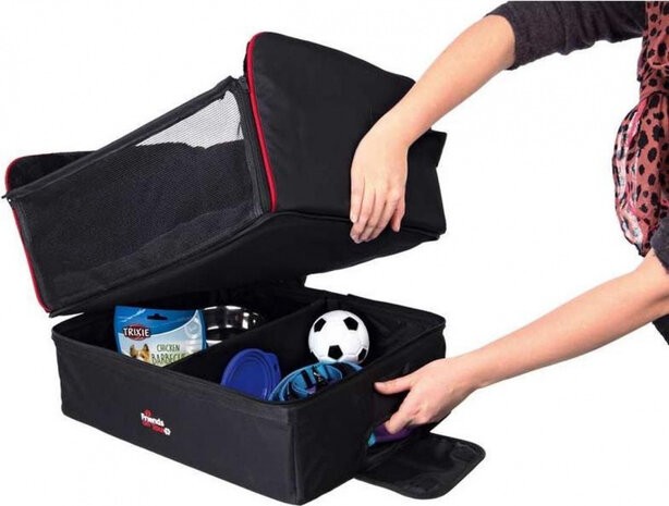 autobench hond 45 x 38 x 37 cm nylon zwart