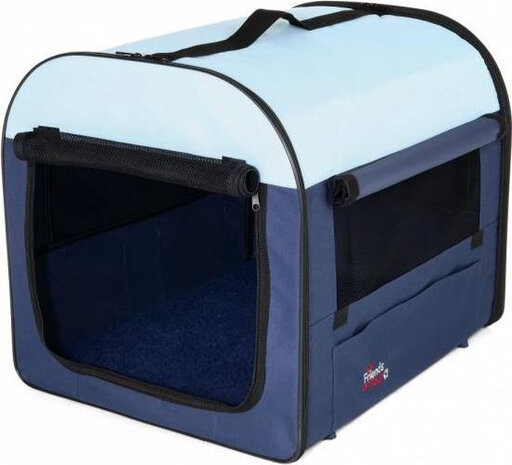 hondendraagtas 80 x 55 x 65 cm polyester blauw