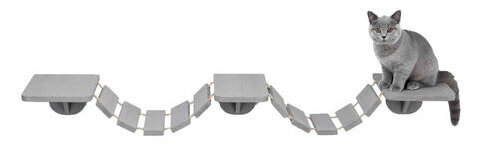 klimladder Wand 150 x 30 cm sisal/hout taupe