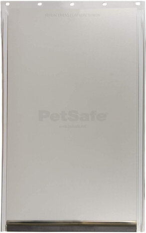 vervangingsflap 40 x 26 cm rubber wit
