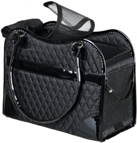 hondendraagtas Amina 37 x 29 cm polyester zwart