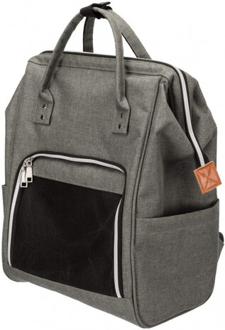 hondentas Ava 42 x 32 10 kg polyester grijs