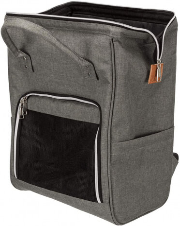 hondentas Ava 42 x 32 10 kg polyester grijs