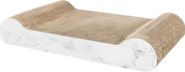 krabmat marmerprint XXL 64 x 37 cm karton lichtgrijs
