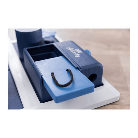 hondenspel Activity Poker Box 31 x 9,5 cm blauw 2-delig