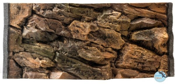 achterwand Rock 100 x 60 cm polyester/hars bruin