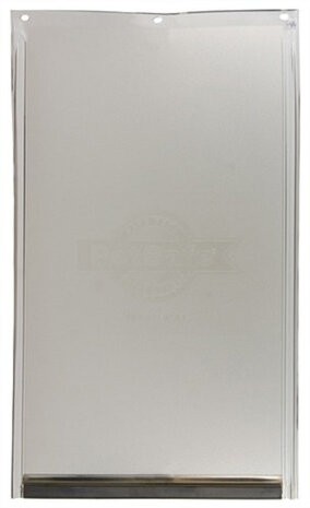 vervangingsflap hondenluik 13 x 19,4 cm grijs