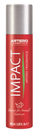 parfumspray Impact honden 100 ml aluminium rood