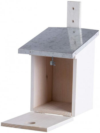 nestkast koolmees 21,5 x 33 cm hout wit