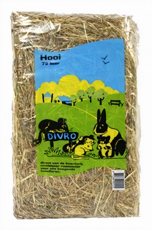 hooi knaagdier 2,5 kg vezels bruin
