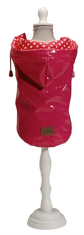 hondenregenjas Raindrop 35 cm polyester rood
