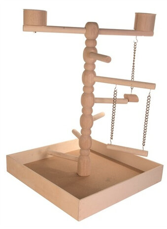 speelplaats Playpoint 41 x 55 cm hout bruin