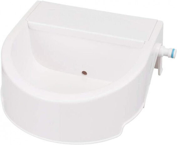 drinkbak automatisch 1,5 liter 24 x 10 cm wit